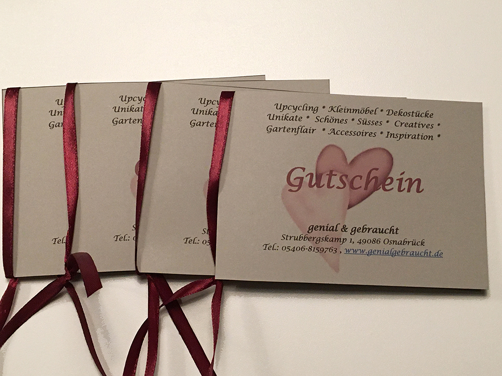 Geschenkgutscheine